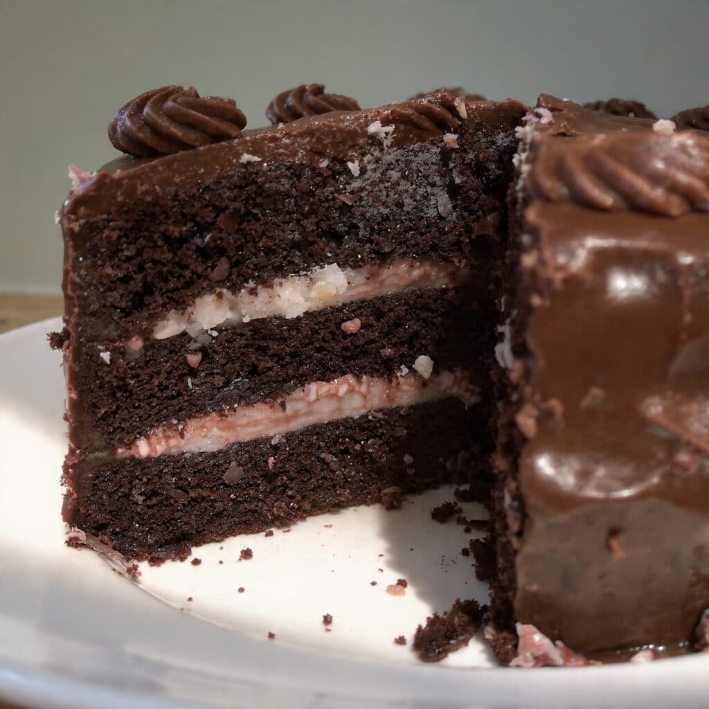 Chocolate Coconut Cake