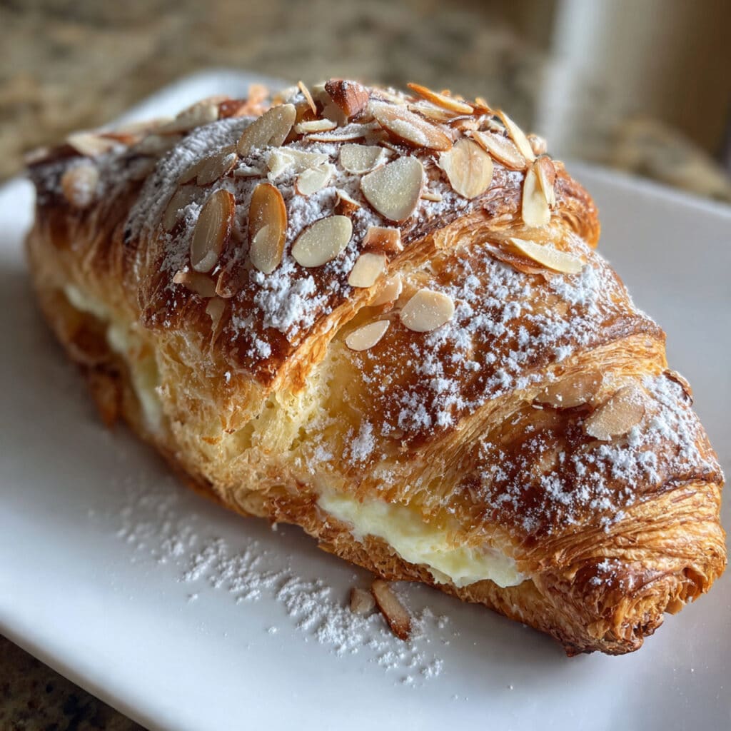 The Best Almond Croissant Filling 6 homemade almond croissant filling (frangipane) that tastes better than the bakery! Smooth, buttery, and perfectly sweet.