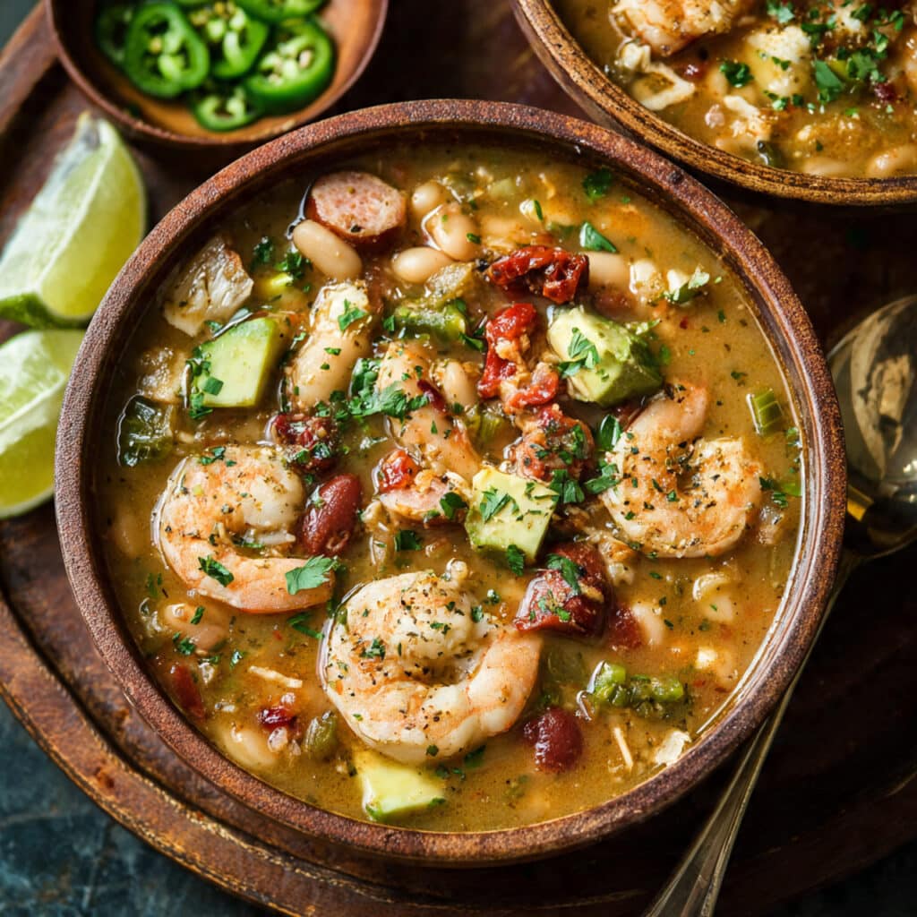 Cajun White Chicken Chili