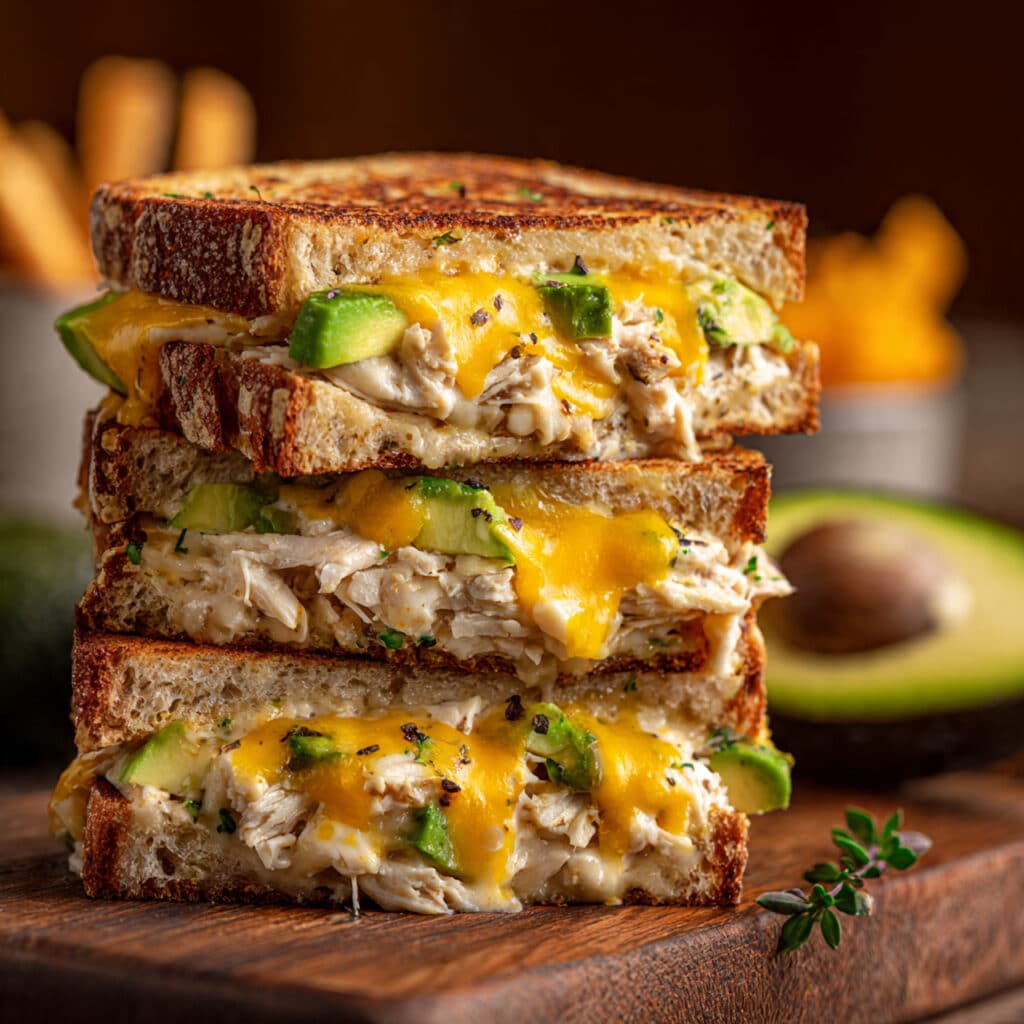 Chicken Avocado Melt Sandwich