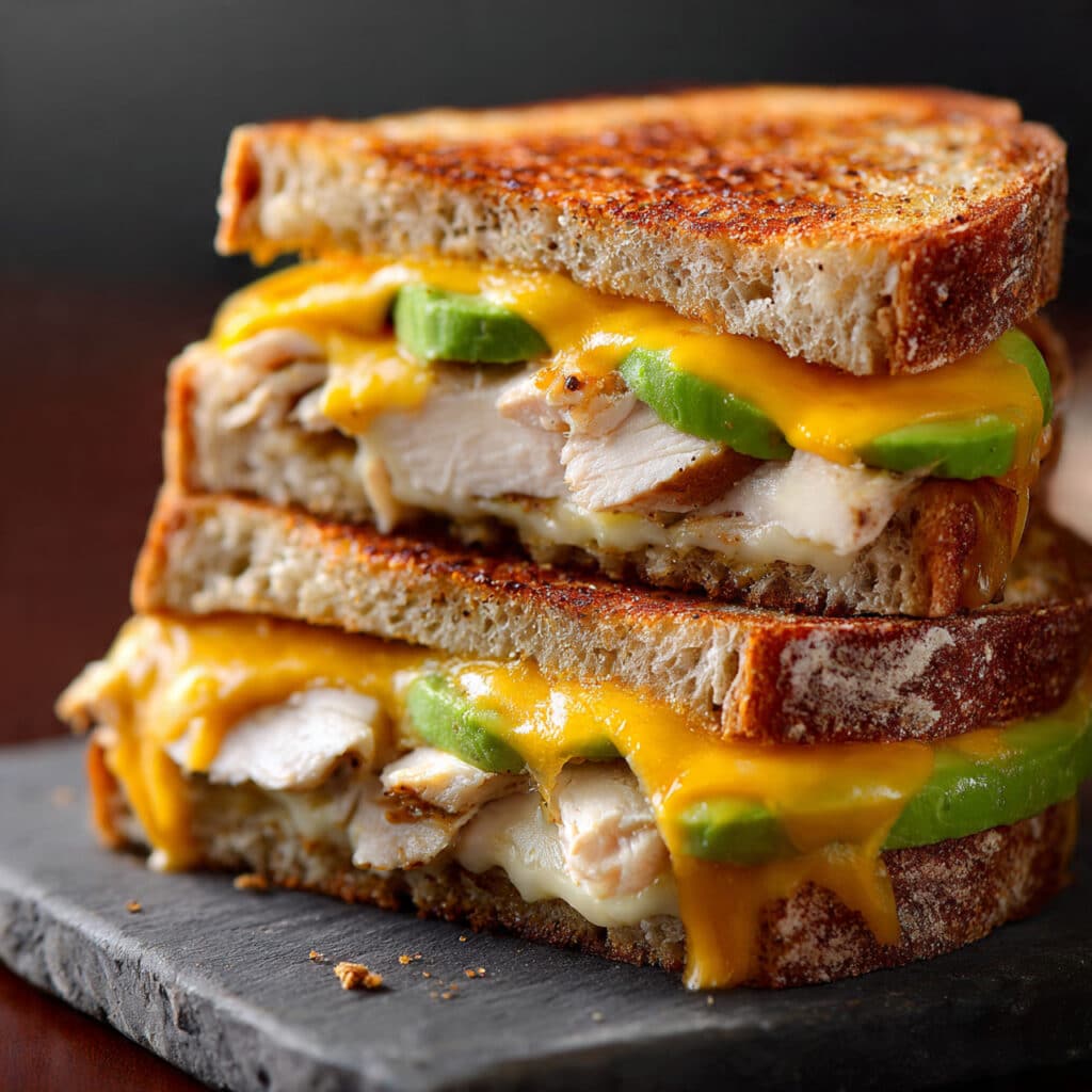 Chicken Avocado Melt Sandwich 6 Chicken Avocado Melt Sandwich