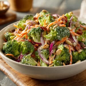 Broccoli Salad 7 imagine realistic smartphone photo of homemade bro