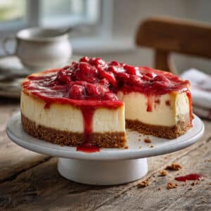 New York Strawberry Cheesecake Recipe 11 New York Strawberry Cheesecake