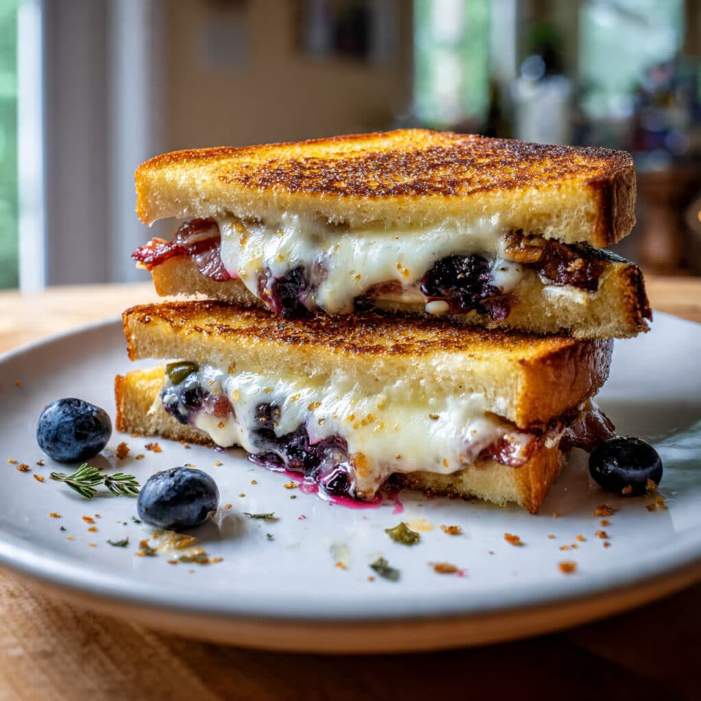 Blueberry Grilled Cheese with Bacon and Jalapeño 6 Blueberry Grilled Cheese with Bacon and Jalapeño