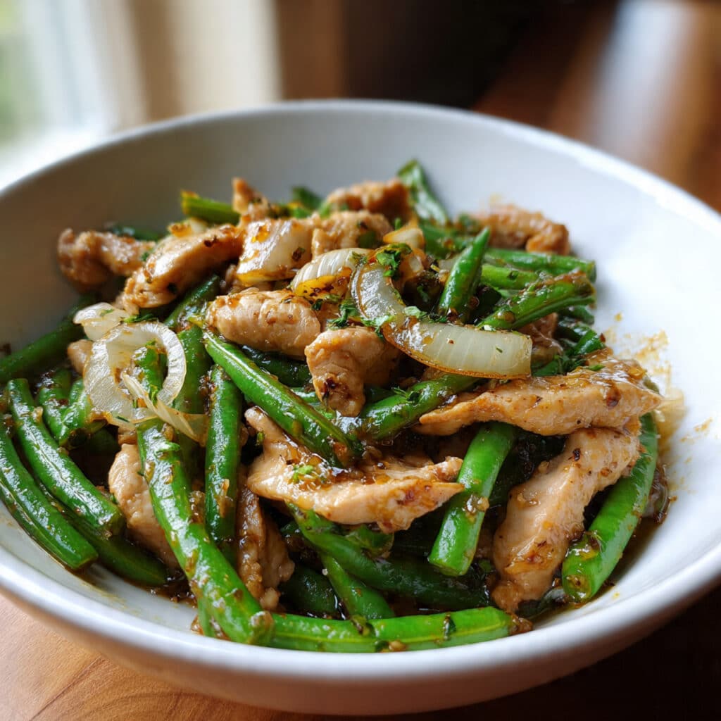 Chicken and Green Bean Stir Fry