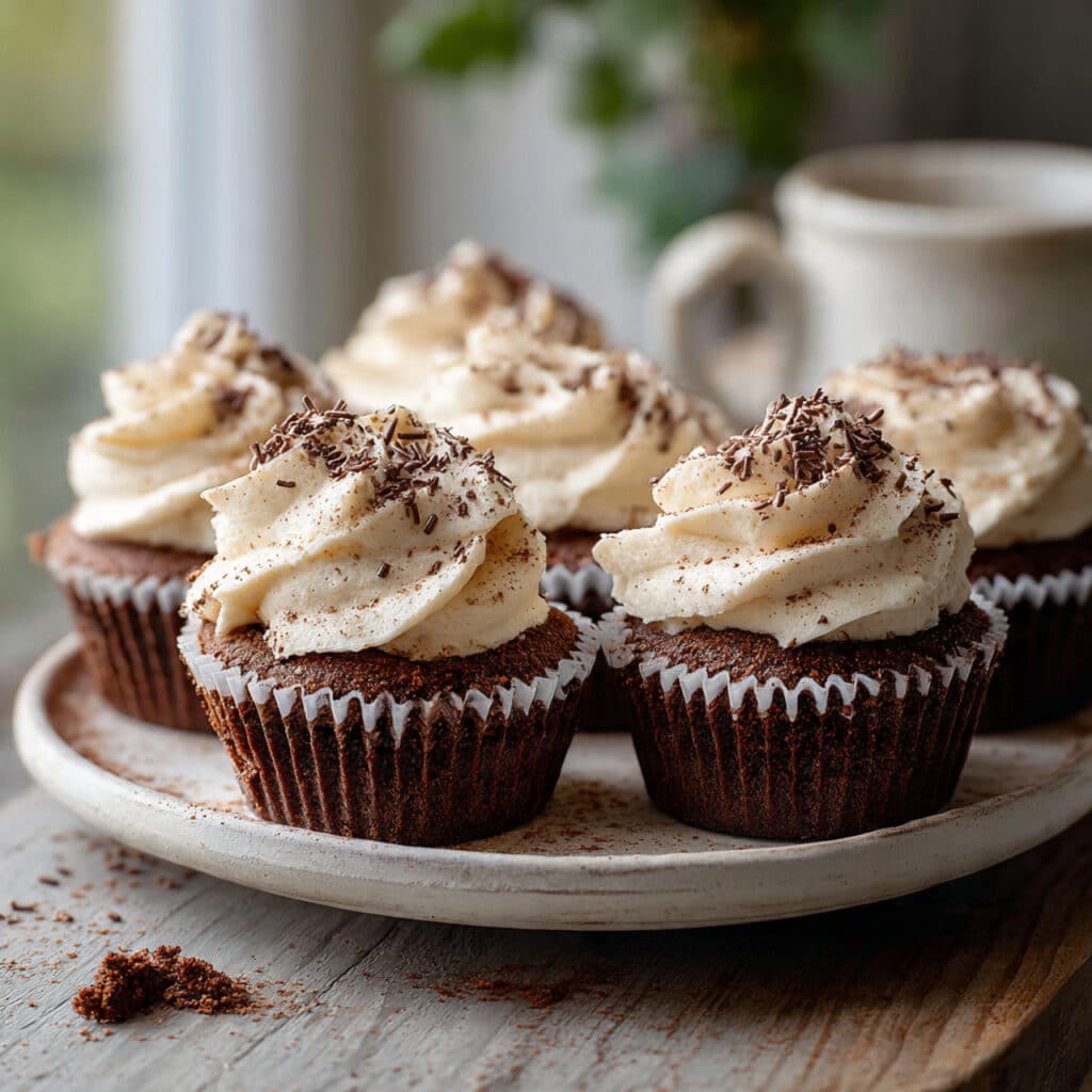 Chocolate Tiramisu Cupcakes 8 Chocolate Tiramisu Cupcakes