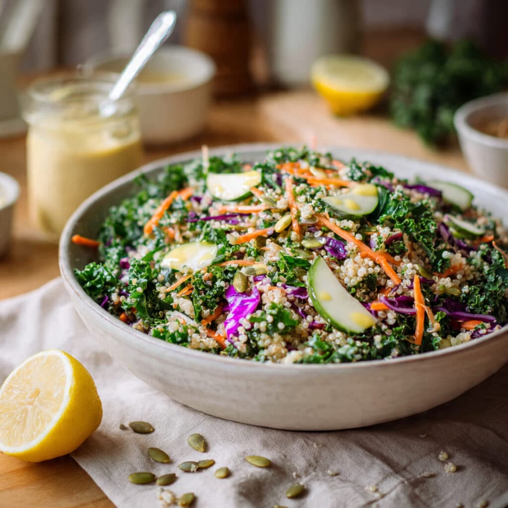 Detox Salad with Lemony Ginger Dressing 6 Detox Salad