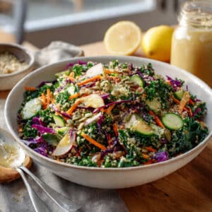 Detox Salad with Lemony Ginger Dressing 9 Detox Salad