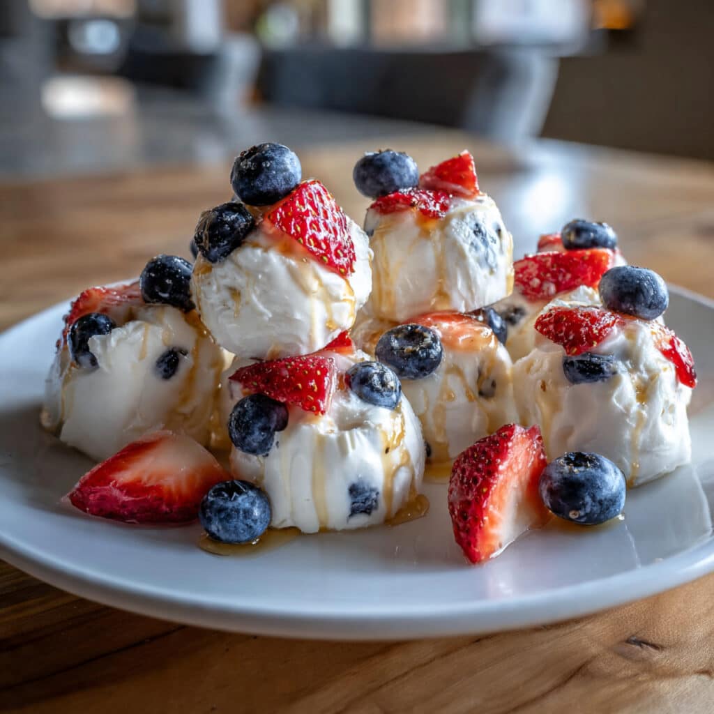 Frozen Greek Yogurt Bites