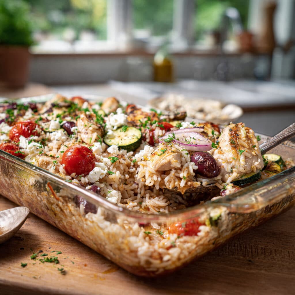 Greek Chicken Casserole 6 Greek Chicken Casserole