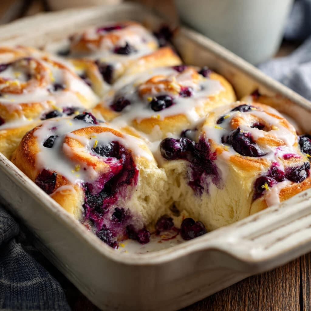 Lemon Blueberry Rolls