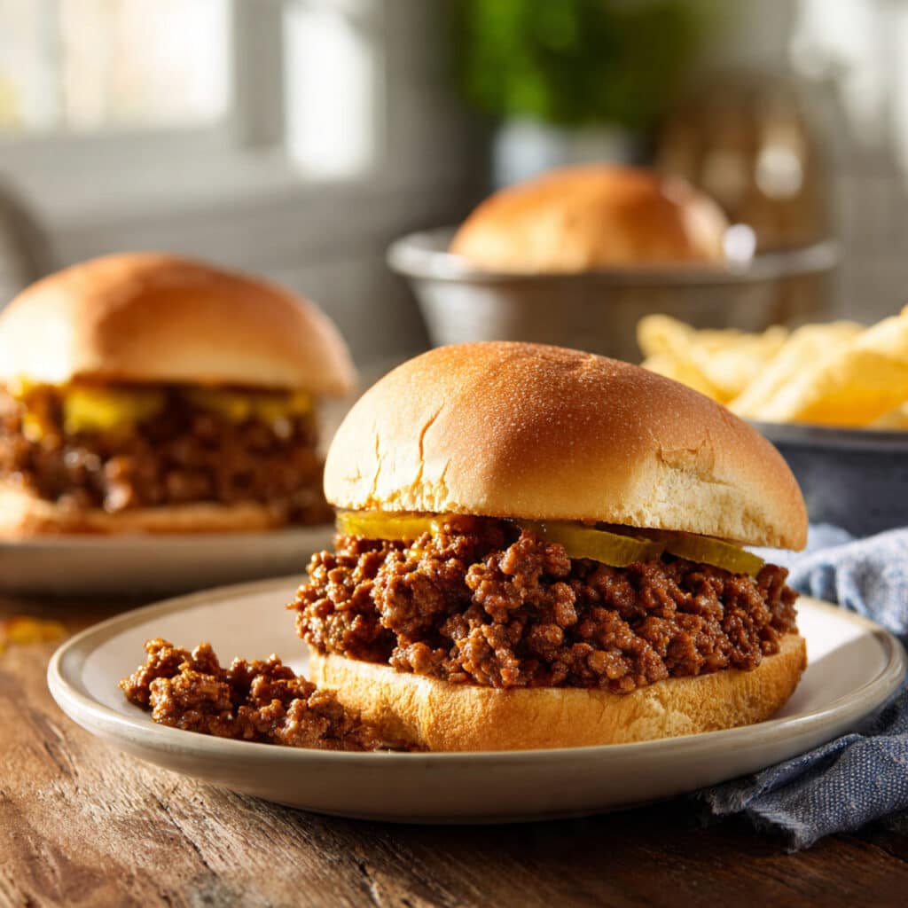 Loose Meat Tavern Sandwiches