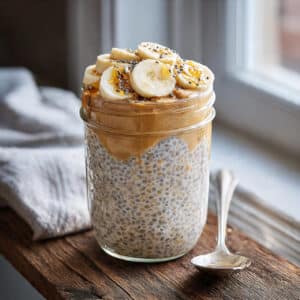 Peanut Butter Banana Chia Pudding 7 Peanut Butter Banana Chia Pudding