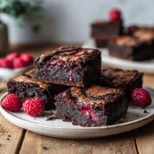 Raspberry Brownies 9 Raspberry Brownies