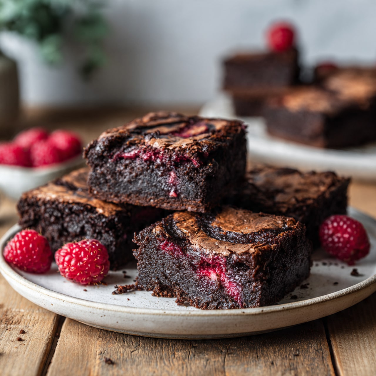 Raspberry Brownies