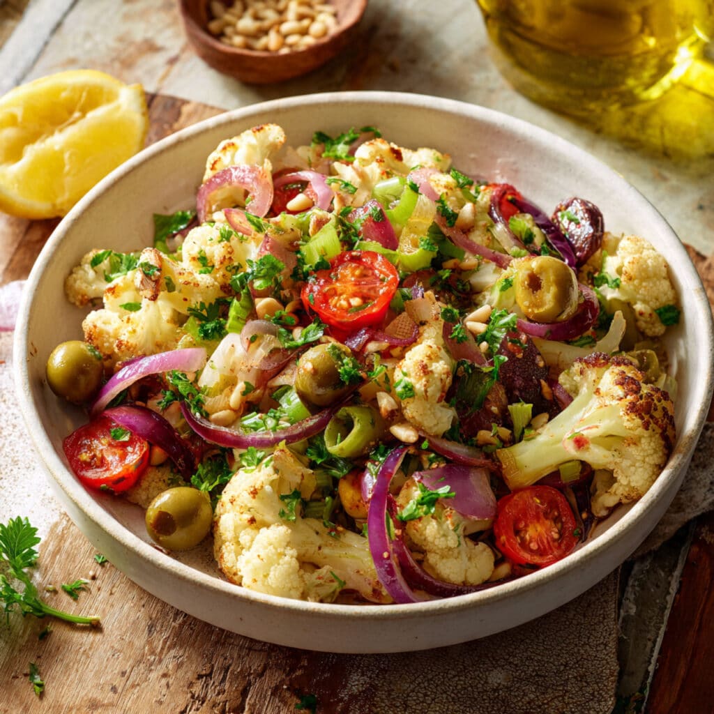Sicilian Cauliflower Salad: Easy Side Dish 6 Sicilian Cauliflower Salad