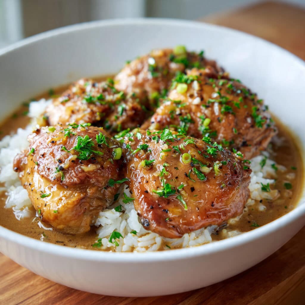 Slow Cooker Brown Sugar Garlic Chicken