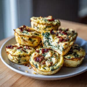 Spinach, Feta, and Sun Dried Tomato Egg Muffins 9 Spinach, Feta, and Sun Dried Tomato Egg Muffins