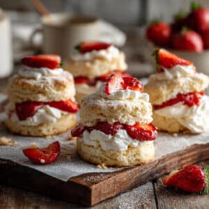Strawberry Shortcake Bites