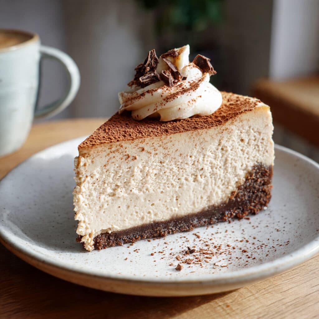 Tiramisu Cold Brew Coffee Cheesecake