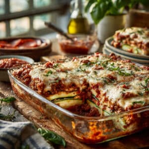 Zucchini pizza casserole