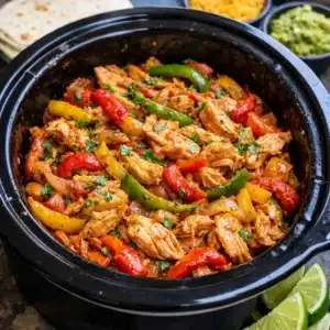 Crockpot Chicken Fajitas