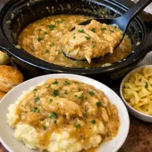 Crockpot Chicken and Gravy