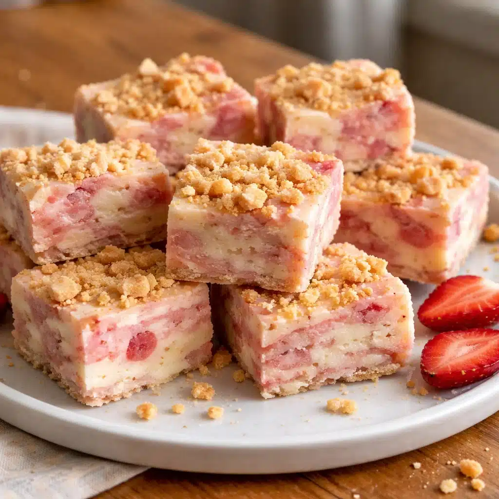 Strawberry Shortcake Fudge