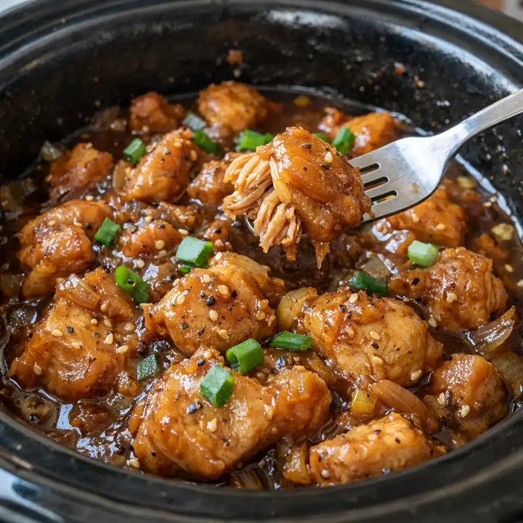 Crockpot Bourbon Chicken