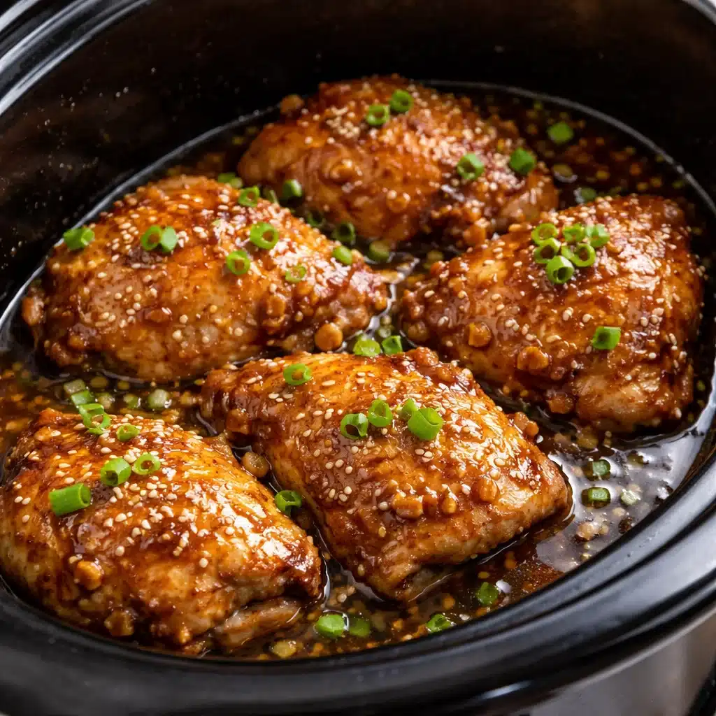 Honey Garlic Slow Cooker Chicken Thighs 8 Honey Garlic Slow Cooker Chicken Thighs