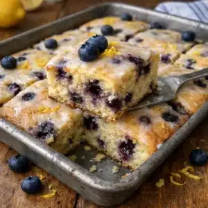 Easy Lemon Blueberry Sheet Cake with Lemon Glaze 10 Lemon Blueberry Sheet Cake with Lemon Glaze