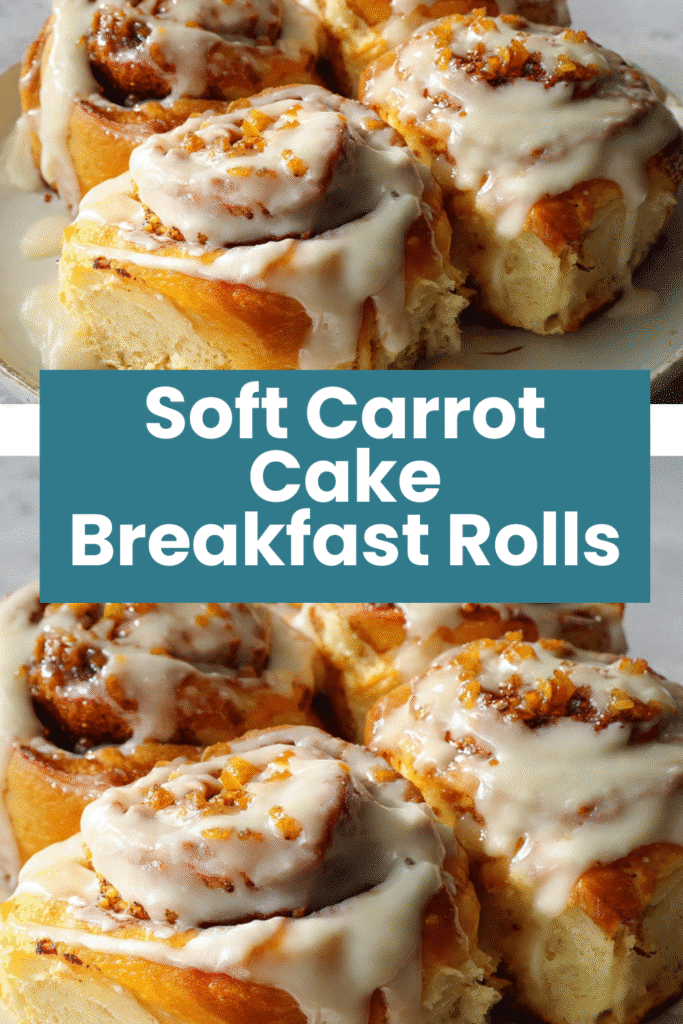 Carrot Cake Cinnamon Rolls 5 Carrot Cake Cinnamon Rolls