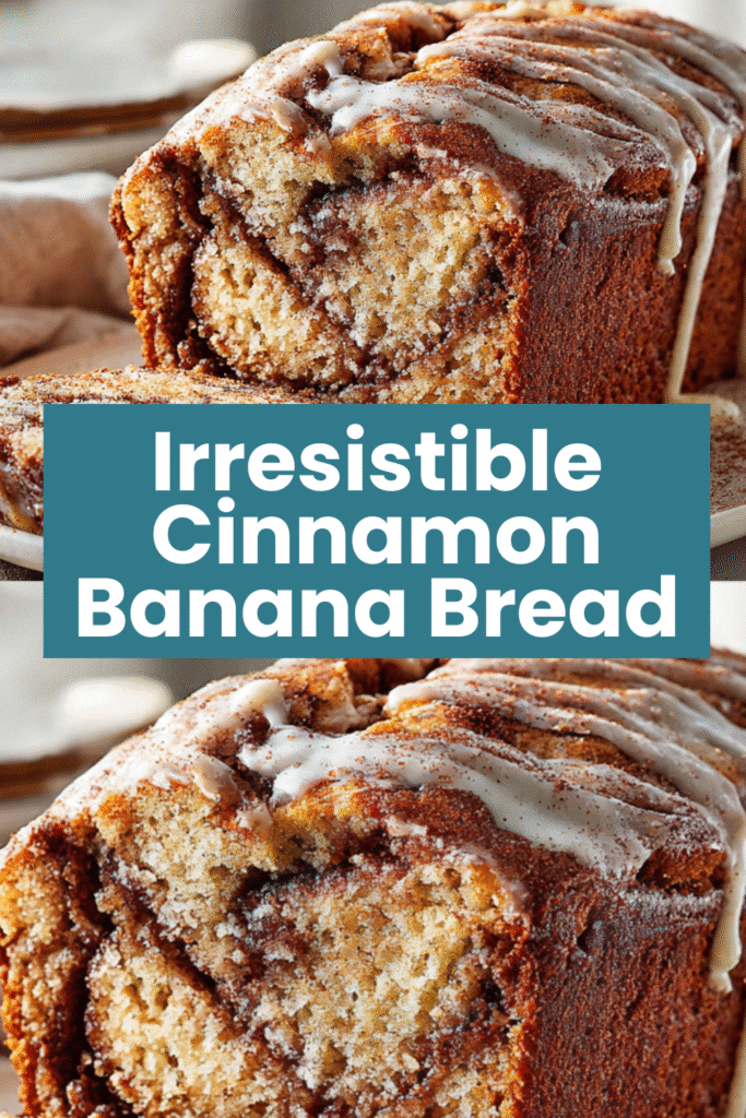 Cinnamon Roll Banana Bread
