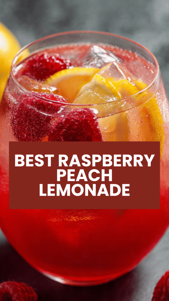 Raspberry Peach Lemonade 5 Raspberry Peach Lemonade