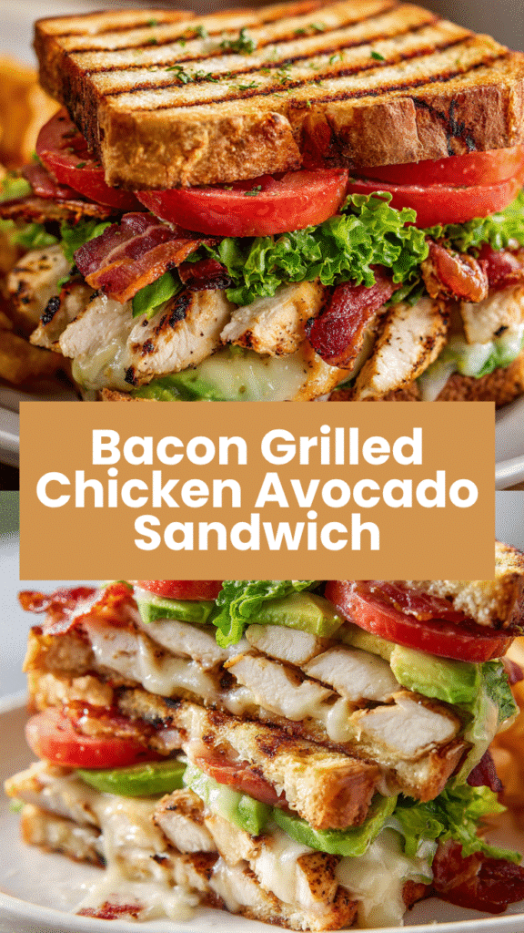 Bacon Grilled Chicken Avocado Sandwich 5 Bacon Grilled Chicken Avocado Sandwich