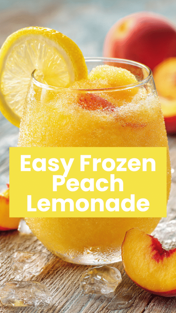 Frozen Peach Lemonade 5 Frozen Peach Lemonade