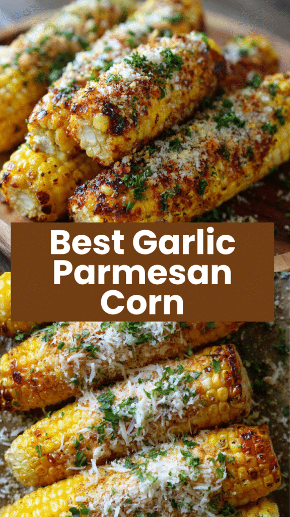 GARLIC PARMESAN CORN ON THE COB 5 GARLIC PARMESAN CORN ON THE COB