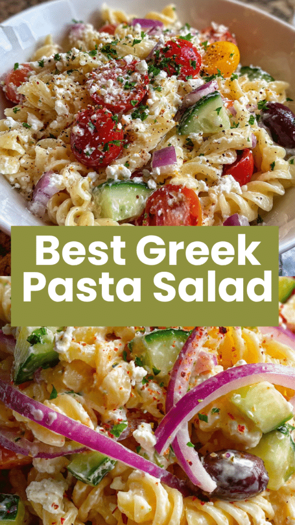 Easy Greek Pasta Salad 5 Greek Pasta Salad
