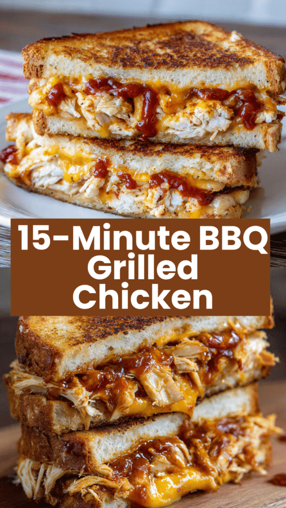 BBQ Chicken Grilled Cheese 5 BBQ Chicken Grilled Cheese
