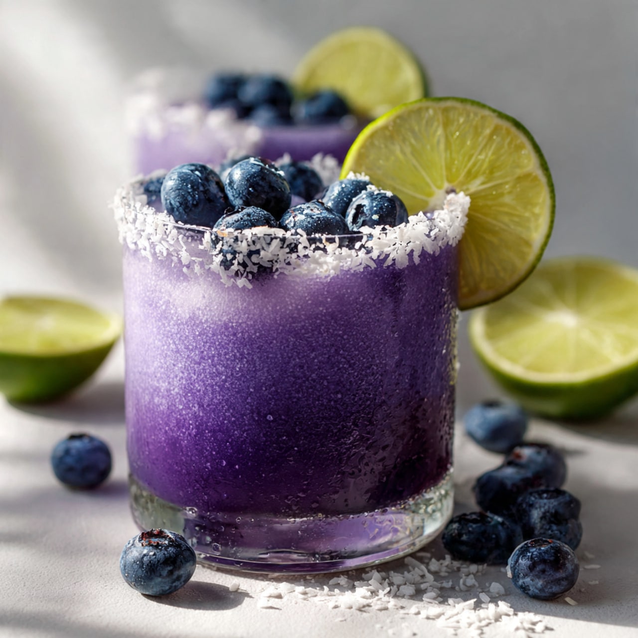 Blueberry Coconut Margarita