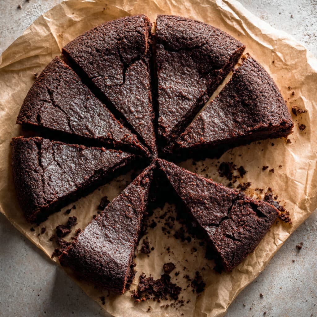 Flourless Fallen Chocolate Cake