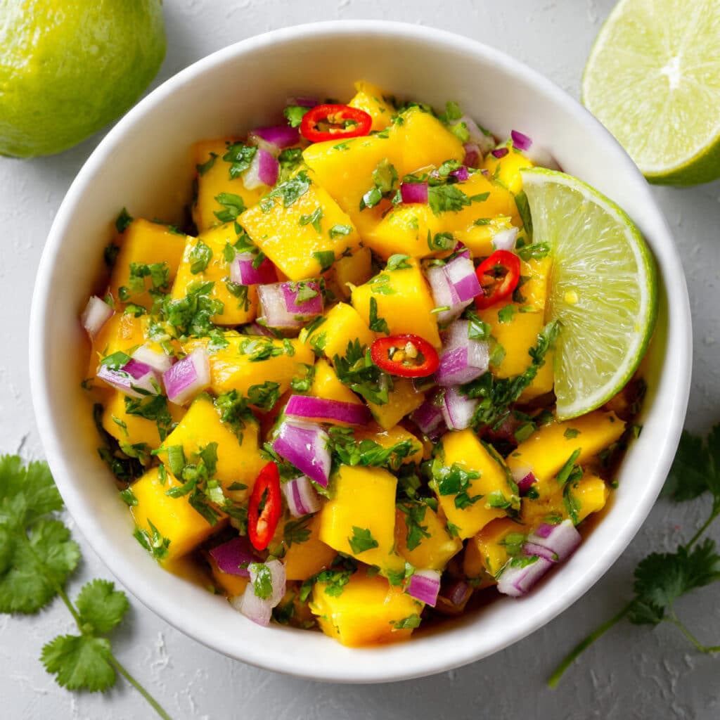 Mango Salsa Recipe With Lime And Cilantro