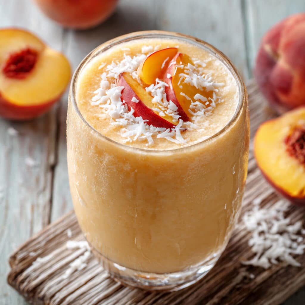 Peach Coconut Smoothie