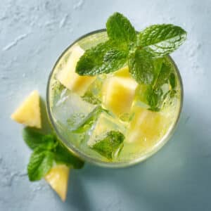 Pineapple Mint Glow Green Tea 11 Pineapple Mint Green Tea