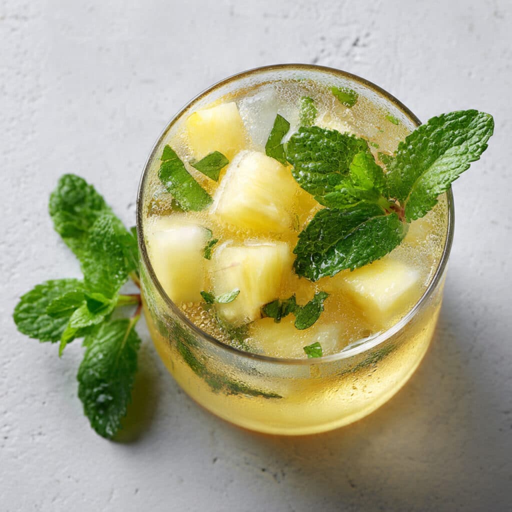 Pineapple Mint Glow Green Tea 7 Pineapple Mint Green Tea