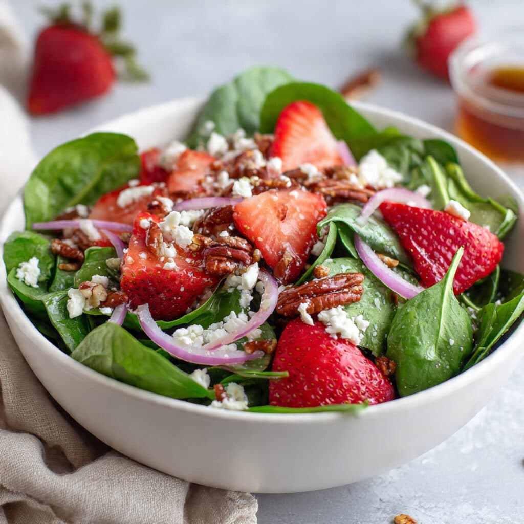 Strawberry Spinach Salad