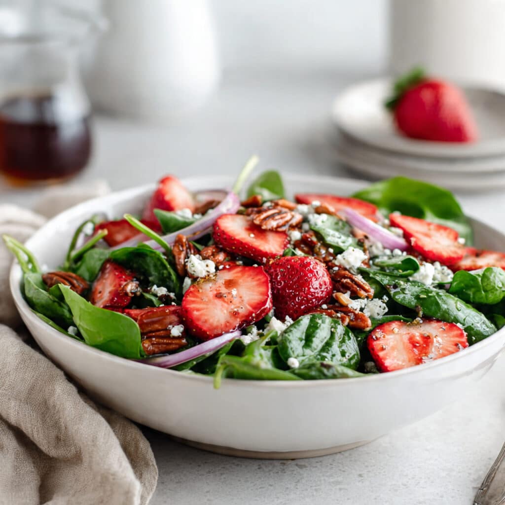 Strawberry Spinach Salad 8 Strawberry Spinach Salad