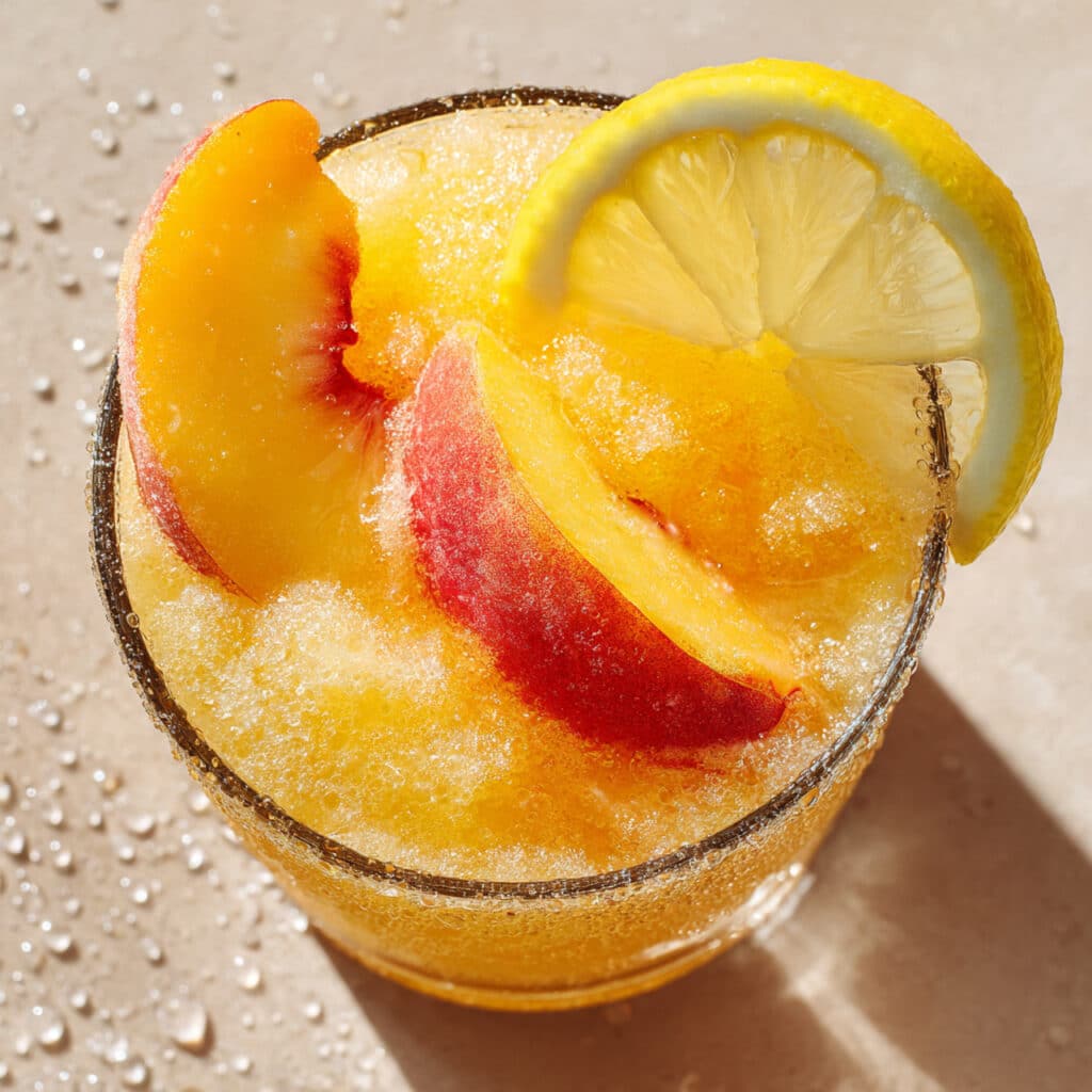 Frozen Peach Lemonade