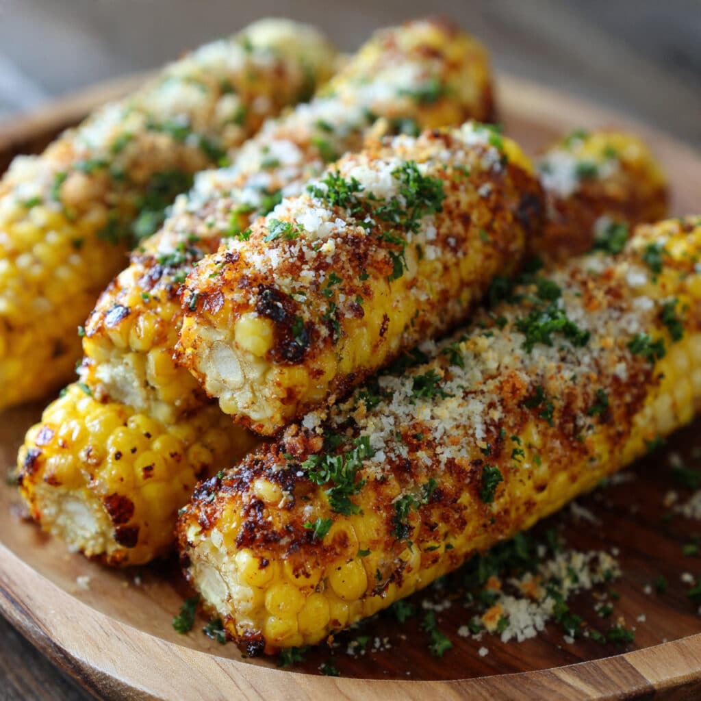GARLIC PARMESAN CORN ON THE COB 8 GARLIC PARMESAN CORN ON THE COB