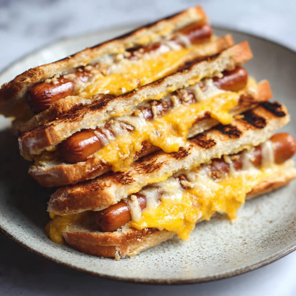 Grilled Cheese Hot Dogs